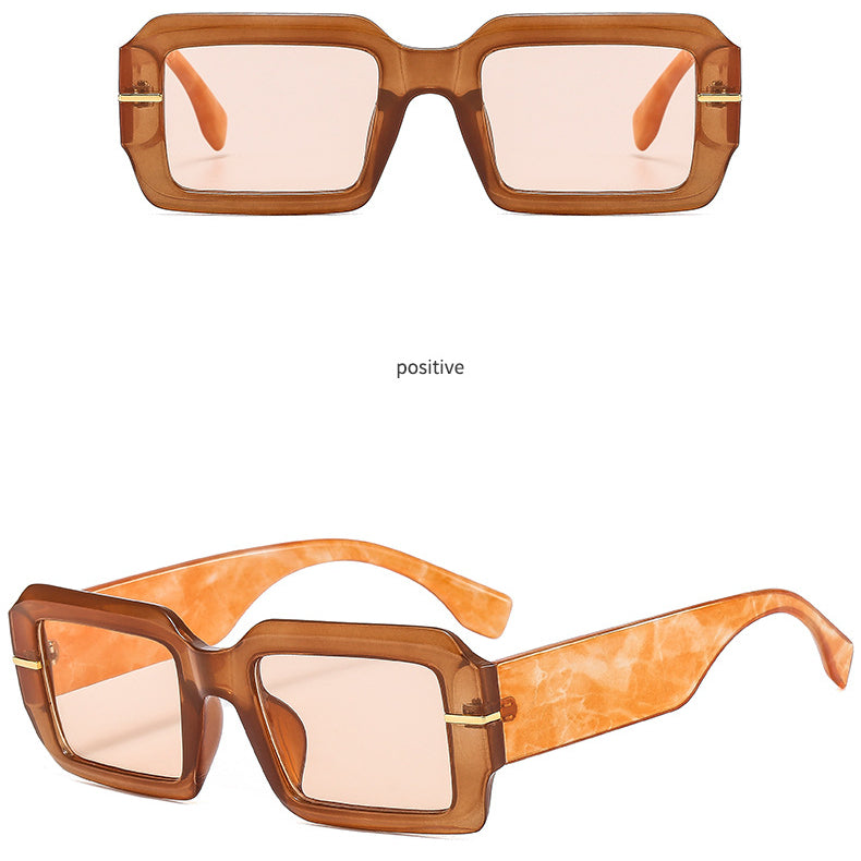 Gafas de sol de PC de marco cuadrado al por mayor